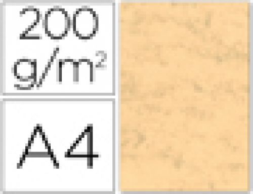 Cartolina marmoreada 200 gr pack 100 folhas din a4 ocre , Michel , 35082 , 8422924502064